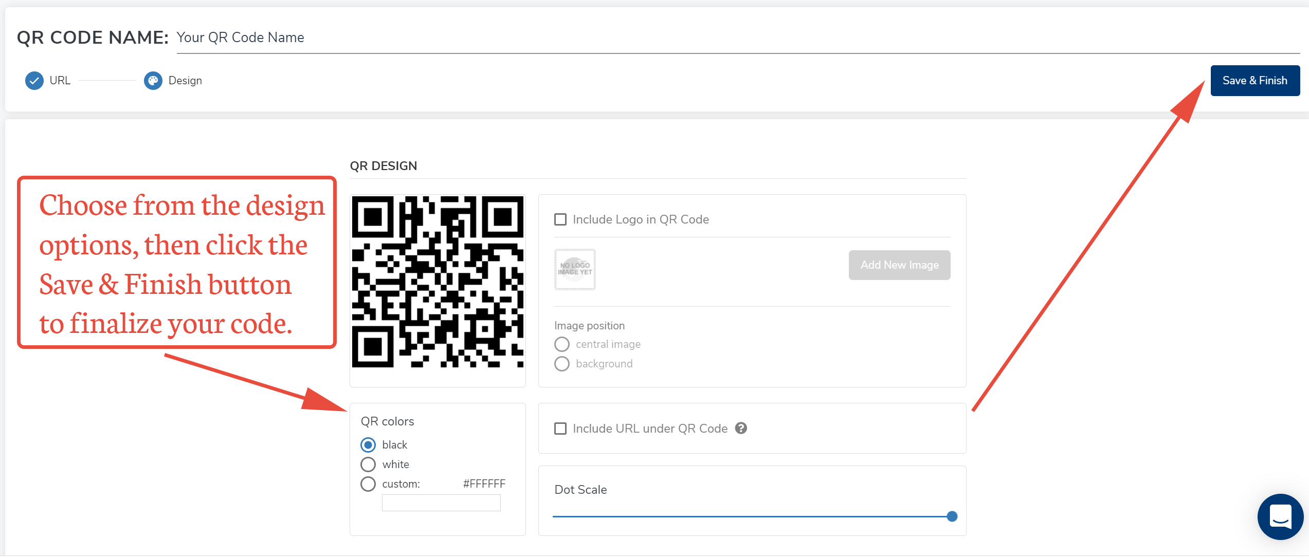 Helium 10 portals QR code generator