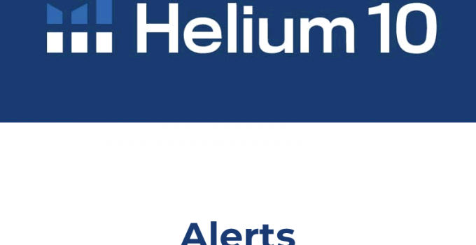 Alertas do Helium 10