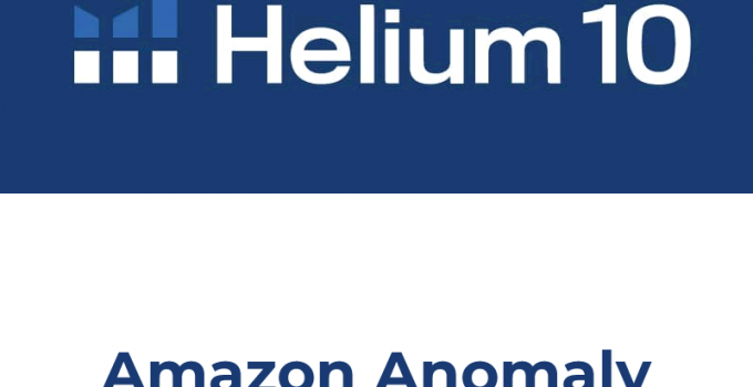 Helium 10 Amazon spårare av anomalier